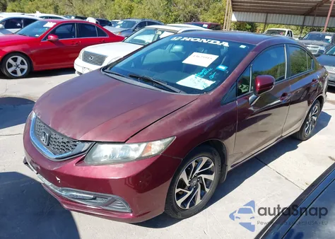 2014 Honda Civic Lx из США, поврежденный, VIN 19XFB2F56EE080549